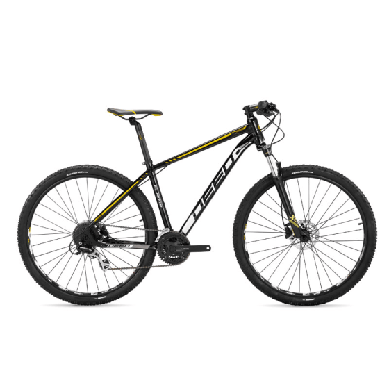 Mountainbike Deed FLAME 294 29 Inch Zwart-Geel Mountainbike Deed FLAME 294 29 Inch Zwart-Geel